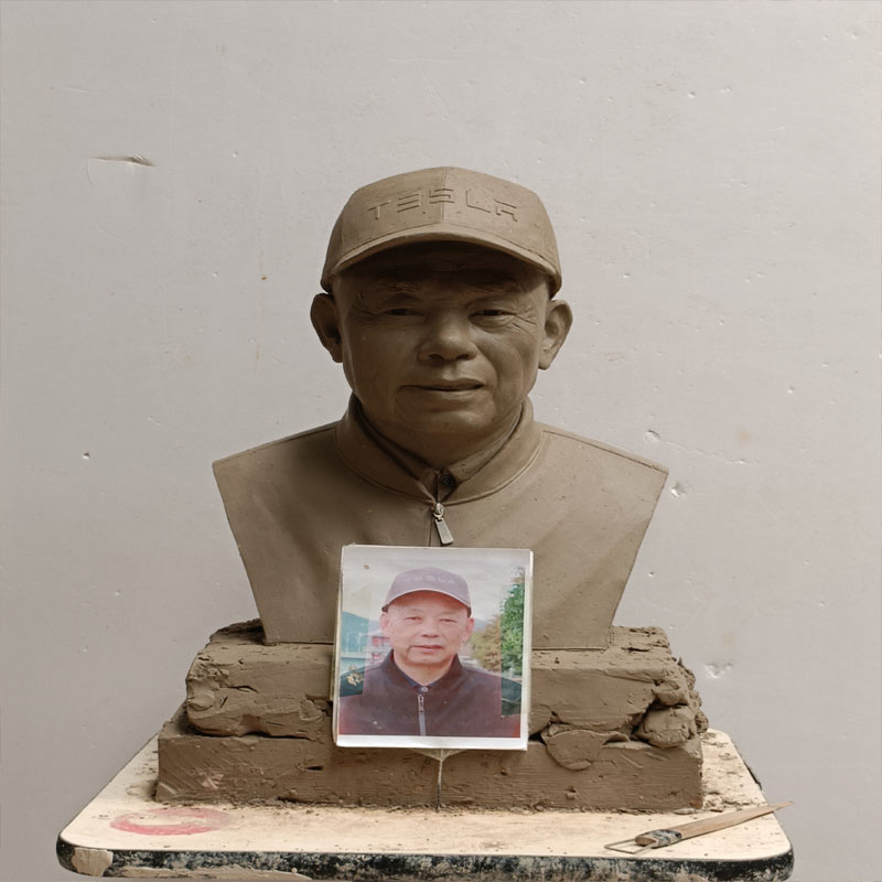 カスタムブロンズ肖像彫刻