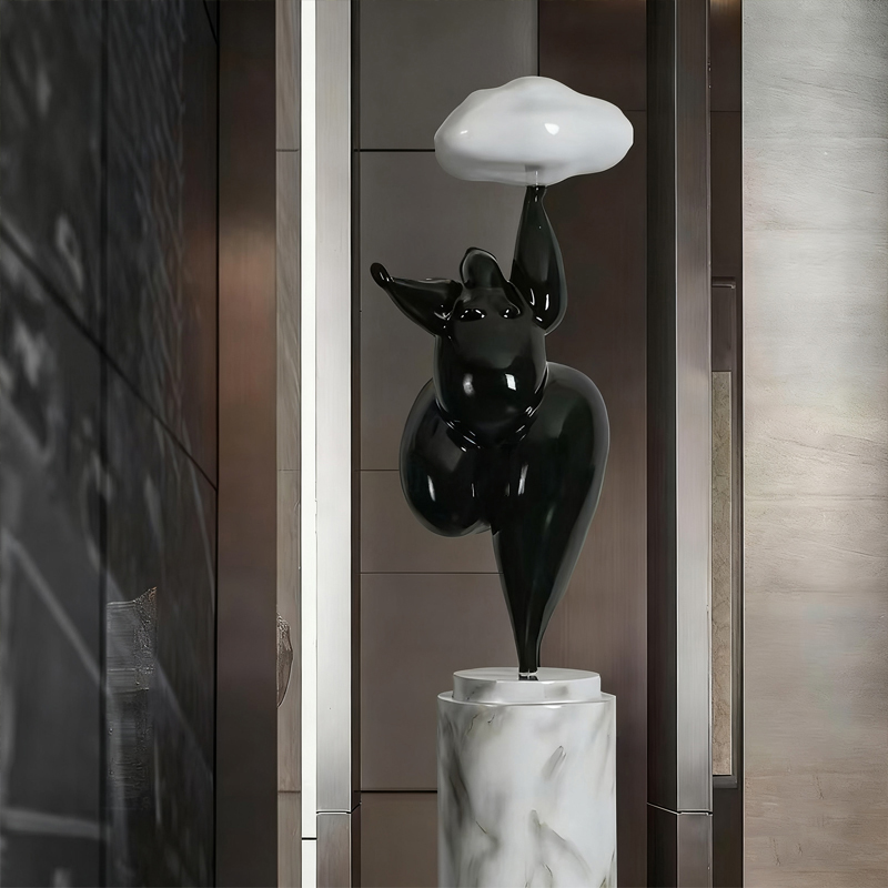 雲を持ち上げるスタイルのグラスファイバー装飾彫刻